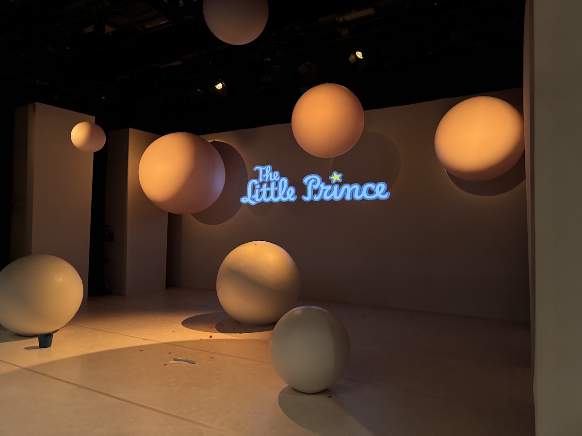 The set for The Little Price at DanceEast